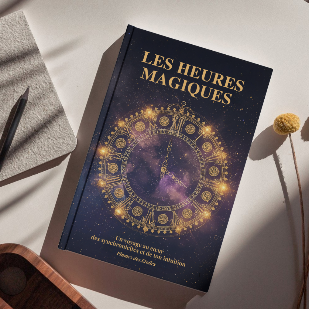 🌙 Un guide poétique de 154 pages pour comprendre plus de 120 heures miroirs et transformer les synchronicités en véritables clés d’intuition et de guidance. 🌙 