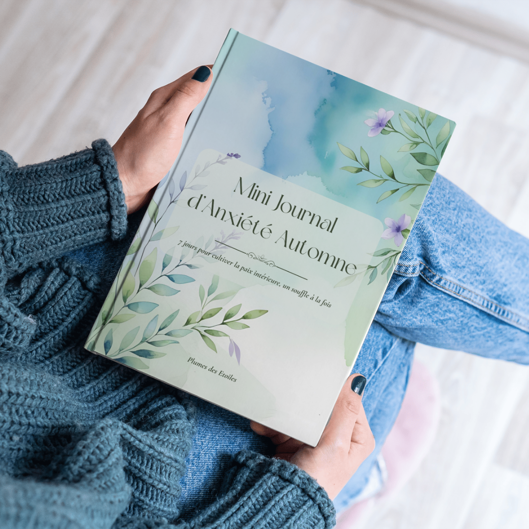 🌿 Un mini journal guidé sur 7 jours pour apaiser l’anxiété, déposer tes ressentis et créer un rituel doux de recentrage, à imprimer ou utiliser en numérique. 🌿