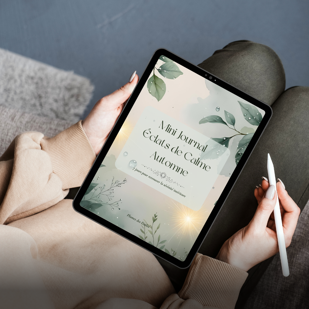 🌿 Un mini journal guidé sur 7 jours pour ralentir, cultiver la sérénité et installer un rituel de calme intérieur, à imprimer ou utiliser en numérique. 🌿